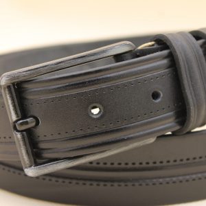 کمربند زبانه دار چرم طبیعی