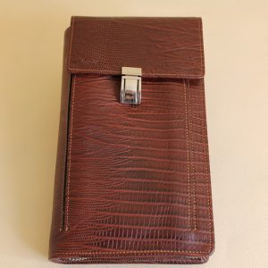 کیف دوشی پاسپورتی چرم طبیعی